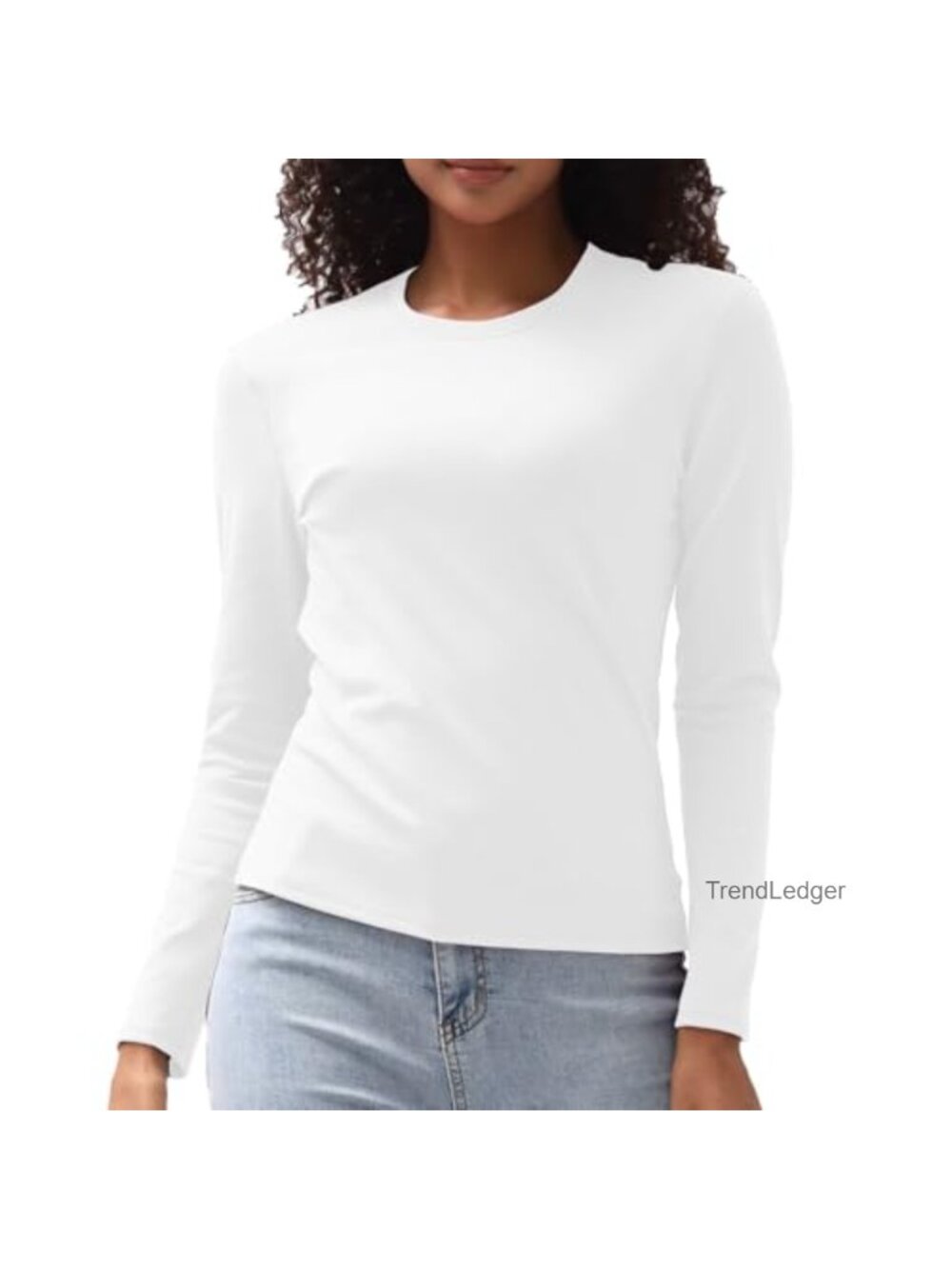 CeroPro Cotton Long Sleeve Slim Fit Crewneck Tee